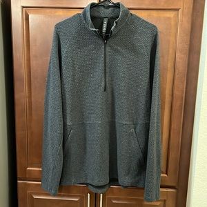 Mens | Lululemon | At Ease 1/2 Zip | Black